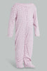 Redtag-Lilac-Heart-Print-Romper-Sleepsuits-Baby-0 to 12 Months