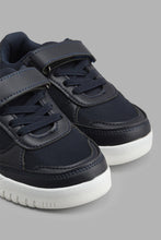 Load image into Gallery viewer, Redtag-Navy-Fabric-Block-Skate-Shoes-Skate-Shoes-Boys-3 to 5 Years
