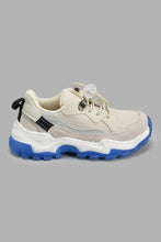 تنزيل الصورة على معرض الصور، Redtag-Grey-Fabric-Block-Sneaker-Chunky-Boys-3 to 5 Years
