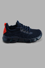 تنزيل الصورة على معرض الصور، Redtag-Navy-Translucent-Sole-Sneaker-Sneakers-Boys-3 to 5 Years
