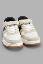 Load image into Gallery viewer, Redtag-Cream-Colour-Block-Skate-Shoe-Skate-Shoes-Boys-3 to 5 Years
