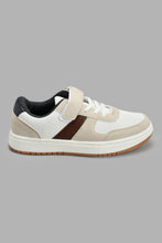 Load image into Gallery viewer, Redtag-Cream-Colour-Block-Skate-Shoe-Skate-Shoes-Boys-3 to 5 Years
