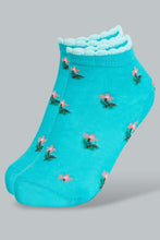 Load image into Gallery viewer, Redtag-Multi-Colour-Printed-4Pcs-Socks-Ankle-Length-Infant-Girls-3 to 24 Months
