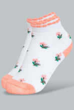 Load image into Gallery viewer, Redtag-Multi-Colour-Printed-4Pcs-Socks-Ankle-Length-Infant-Girls-3 to 24 Months
