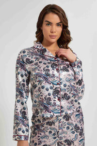 Redtag-Off-White-Floral-Printed-Pyjama-Set-Pyjama-Sets-Women's-