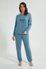 Redtag-Loose-Knit-Printed-Pyjama-Set-Pyjama-Sets-Women's-