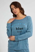 Load image into Gallery viewer, Redtag-Loose-Knit-Printed-Pyjama-Set-Pyjama-Sets-Women&#39;s-
