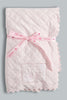 Redtag-Pink-Cat-Quilted-Baby-Blanket-Baby-Blankets-Baby-0 to 12 Months