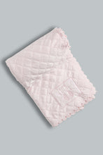 Load image into Gallery viewer, Redtag-Pink-Cat-Quilted-Baby-Blanket-Baby-Blankets-Baby-0 to 12 Months
