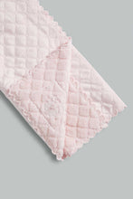 Load image into Gallery viewer, Redtag-Pink-Cat-Quilted-Baby-Blanket-Baby-Blankets-Baby-0 to 12 Months
