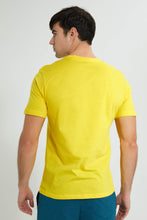 Load image into Gallery viewer, Redtag-Yellow-Graphic-T-Shirt-Graphic-Prints-Men&#39;s-
