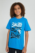 تنزيل الصورة على معرض الصور، Redtag-Blue-Skate-Board-Night-Suit-Pyjama-Sets-Senior-Boys-9 to 14 Years
