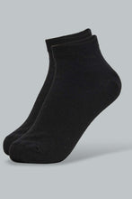 Load image into Gallery viewer, Redtag-Black-3Pk-Men&#39;S-Ankle-Socks-Ankle-Length-Men&#39;s-
