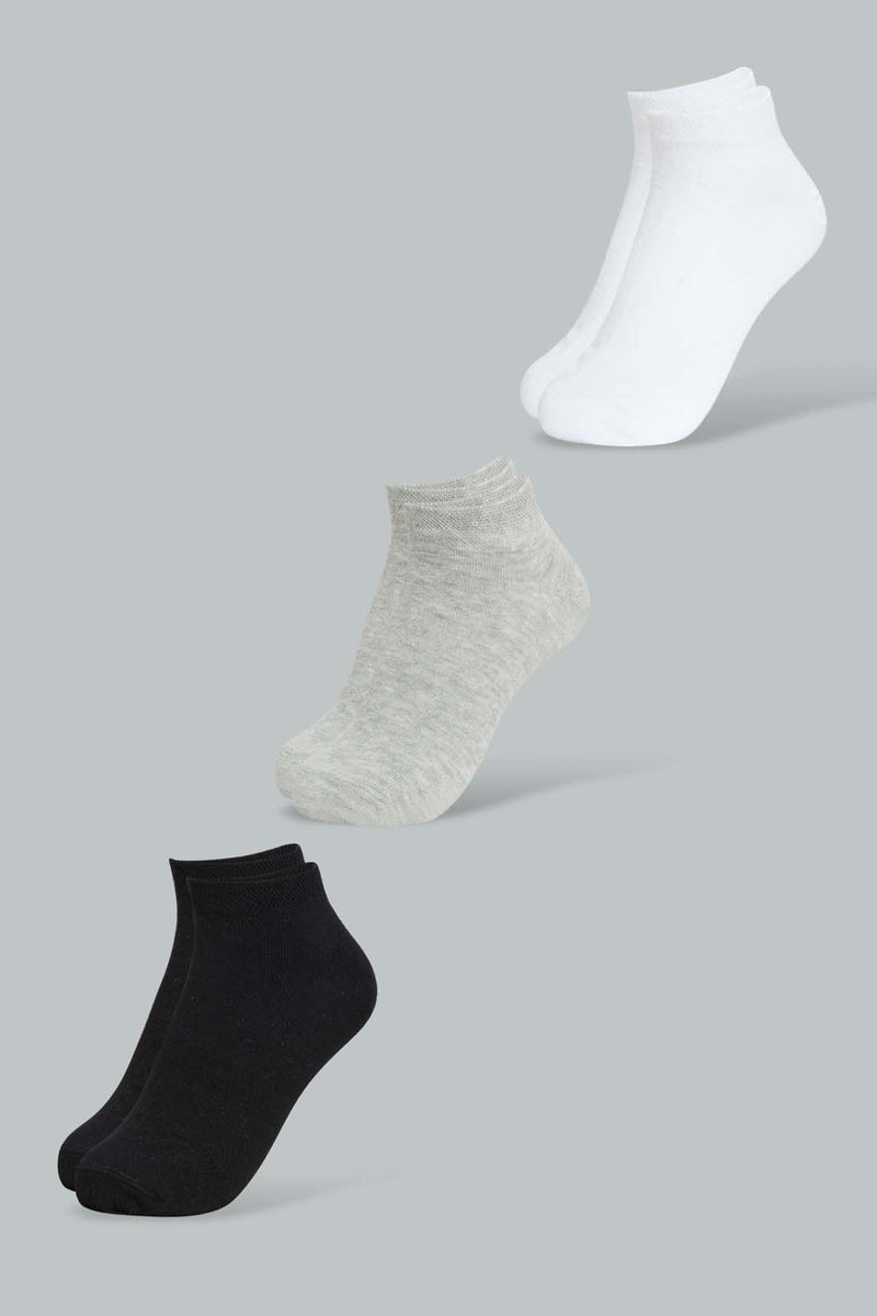 Redtag-Assorted-3Pk-Men'S-Ankle-Socks-Ankle-Length-Men's-