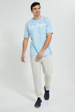 تنزيل الصورة على معرض الصور، Redtag-Sky-Blue-T-Shirt-Graphic-Prints-Men&#39;s-0
