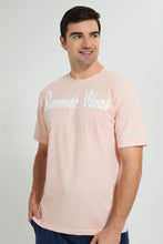 تنزيل الصورة على معرض الصور، Redtag-Orange-T-Shirt-Graphic-Prints-Men&#39;s-0
