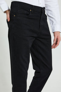 Redtag-Black-Chino-Trouser-Colour:Black,-Filter:Men's-Clothing,-Men-Trousers,-New-In,-New-In-Men,-Non-Sale,-PPE,-S22A,-Section:Men-Men's-