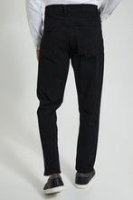 Load image into Gallery viewer, Redtag-Black-Chino-Trouser-Colour:Black,-Filter:Men&#39;s-Clothing,-Men-Trousers,-New-In,-New-In-Men,-Non-Sale,-PPE,-S22A,-Section:Men-Men&#39;s-
