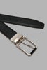 Redtag-Black-And-Tan-Tetxured-Belt-With-Twist-Buckle-Formal-Belts-Men's-