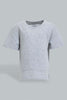 Redtag-Grey-Melange-Kangaroo-Pocket-Short-Sleeve-T-Shirt-Colour:Grey,-Filter:Infant-Boys-(3-to-24-Mths),-Infant-Boys-T-Shirts,-New-In,-New-In-INB,-Non-Sale,-S22B,-Section:Kidswear,-TBL-Infant-Boys-3 to 24 Months