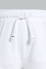 تنزيل الصورة على معرض الصور، Redtag-White-Pique-Shorts-Active-Shorts-Infant-Boys-3 to 24 Months
