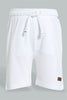 Redtag-White-Pique-Shorts-Active-Shorts-Infant-Boys-3 to 24 Months