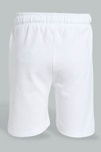 تنزيل الصورة على معرض الصور، Redtag-White-Pique-Shorts-Active-Shorts-Infant-Boys-3 to 24 Months
