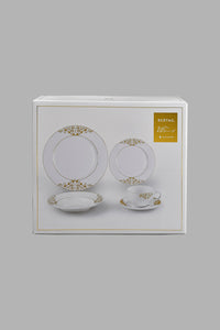 Redtag-White-Gold-Design-Dinner-Set-(20-Piece)-Dinner-Sets-Home-Dining-