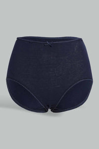 Redtag-Assorted-Print/Plain-Mama-Briefs-(5-Pack)-Briefs-Mama-Women's-