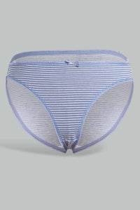 Redtag-Assorted-Print/Plain-Bikini-Briefs-(5-Pack)-Briefs-Bikini-Women's-