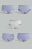 Redtag-Assorted-Print/Plain-Boyleg-Brief-(5-Pack)-Briefs-Boyleg-Women's-