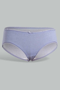Redtag-Assorted-Print/Plain-Boyleg-Brief-(5-Pack)-Briefs-Boyleg-Women's-