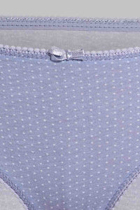 Redtag-Assorted-Print/Plain-Boyleg-Brief-(5-Pack)-Briefs-Boyleg-Women's-