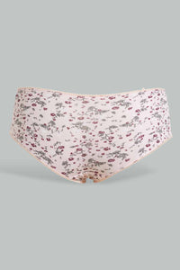 Redtag-Assorted-Print/Plain-Boyleg-Brief-(5-Pack)-Briefs-Boyleg-Women's-