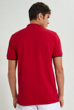 Load image into Gallery viewer, Redtag-Red-Standup-Collar-Polo-Shirt-Polo-Shirts-Men&#39;s-
