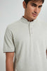 Redtag-Ecru-Standup-Collar-Polo-Shirt-Polo-Shirts-Men's-