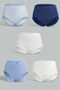 Redtag-Assorted-Print/Plain-Mama-Brief-(5-Pack)-Briefs-Mama-Women's-