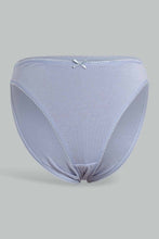 تنزيل الصورة على معرض الصور، Redtag-Assorted-Print/Plain-Hi-Leg-Brief-(5-Pack)-Briefs-Hi-Leg-Women&#39;s-
