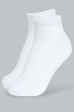 Load image into Gallery viewer, Redtag-White-3Pk-Men&#39;S-Sports-Socks-Sports-Men&#39;s-
