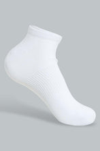 Load image into Gallery viewer, Redtag-White-3Pk-Men&#39;S-Sports-Socks-Sports-Men&#39;s-
