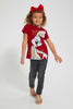 Redtag-Grey-Knit-Denim-Jogger-Jeans-Baggy-Fit-Girls-2 to 8 Years