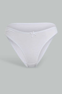Redtag-Assorted-Print/Plain-Hi-Leg-Brief-(5-Pack)-Briefs-Hi-Leg-Women's-