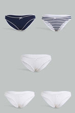 Load image into Gallery viewer, Redtag-Assorted-Print/Plain-Bikini-Briefs-(5-Pack)-Briefs-Bikini-Women&#39;s-
