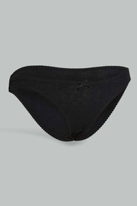 Redtag-Assorted-Print/Plain-Bikini-Briefs-(5-Pack)-Briefs-Bikini-Women's-