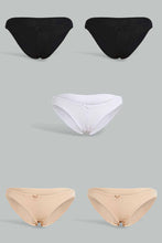 Load image into Gallery viewer, Redtag-Assorted-Print/Plain-Bikini-Briefs-(5-Pack)-Briefs-Bikini-Women&#39;s-
