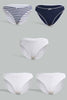 Redtag-Assorted-Print/Plain-Hi-Leg-Briefs-(5-Pack)-Briefs-Hi-Leg-Women's-