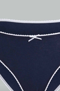 Redtag-Assorted-Print/Plain-Hi-Leg-Briefs-(5-Pack)-Briefs-Hi-Leg-Women's-