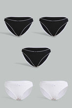 Load image into Gallery viewer, Redtag-Assorted-Print/Plain-Hi-Leg-Briefs-(5-Pack)-Briefs-Hi-Leg-Women&#39;s-

