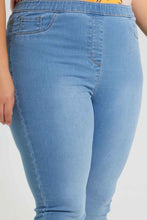 Load image into Gallery viewer, Redtag-Jegging-With-Turn-Up-Detail-Colour:Indigo,-Filter:Plus-Size,-LDP-Jeggings,-New-In,-New-In-LDP,-Non-Sale,-S22A,-Section:Women-Women&#39;s-

