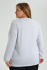 Redtag-Grey-3/4-Sleeve-Graphic-T-Shirt-Colour:Grey,-Filter:Plus-Size,-LDP-T-Shirts,-New-In,-New-In-LDP,-Non-Sale,-S22A,-Section:Women,-TBL-Women's-